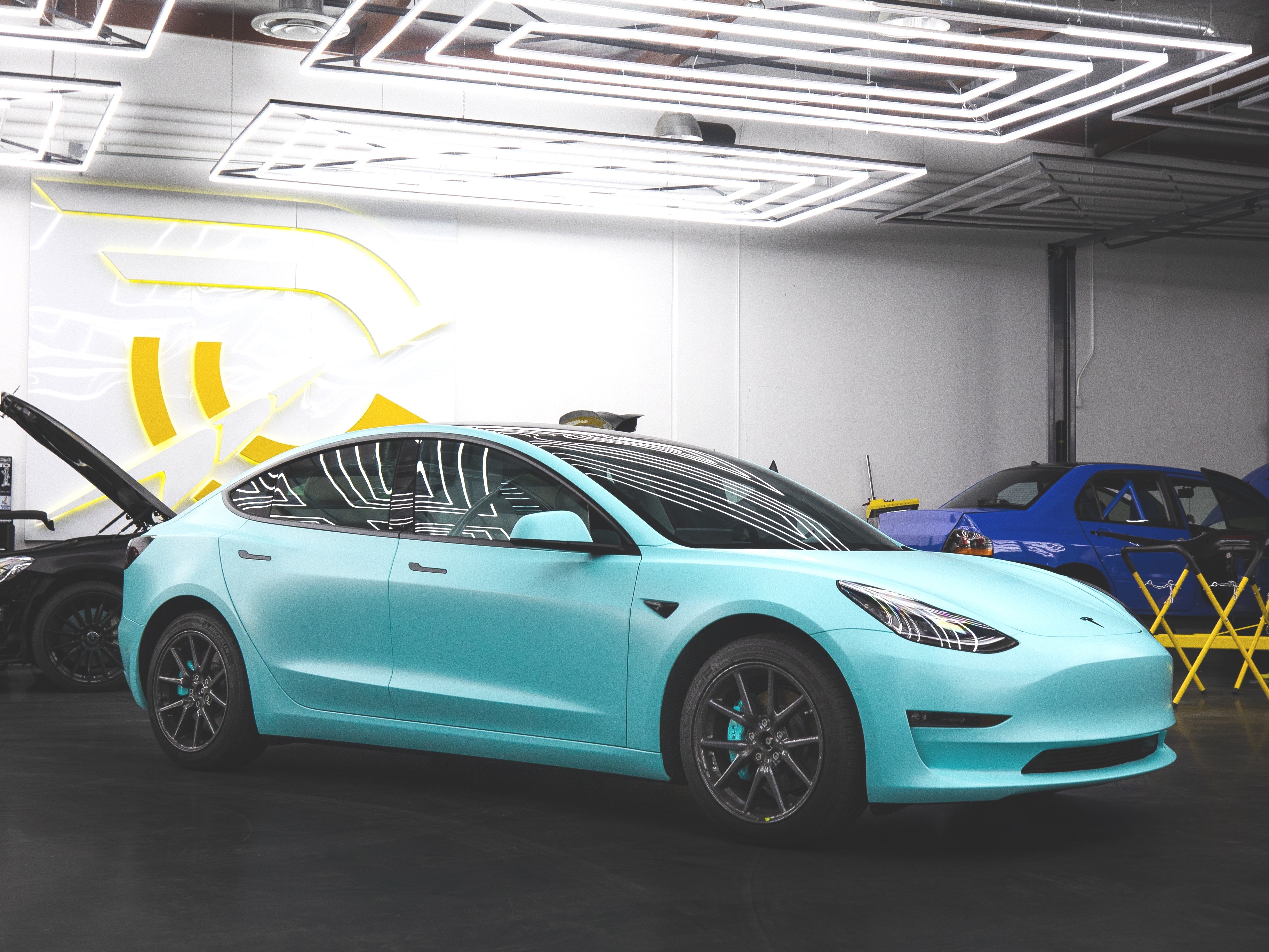 teal tesla